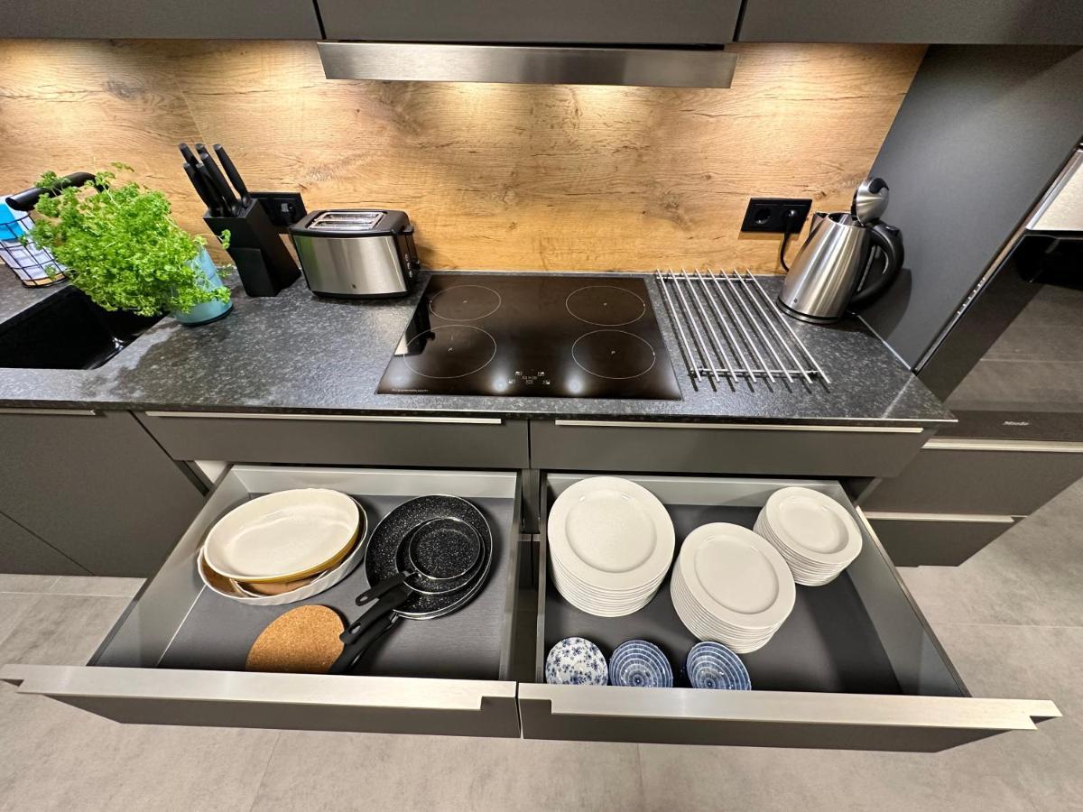 Luxurioeses Apartment Direkt Am Kanal 125 M² - Youpartments 뮌스터 외부 사진
