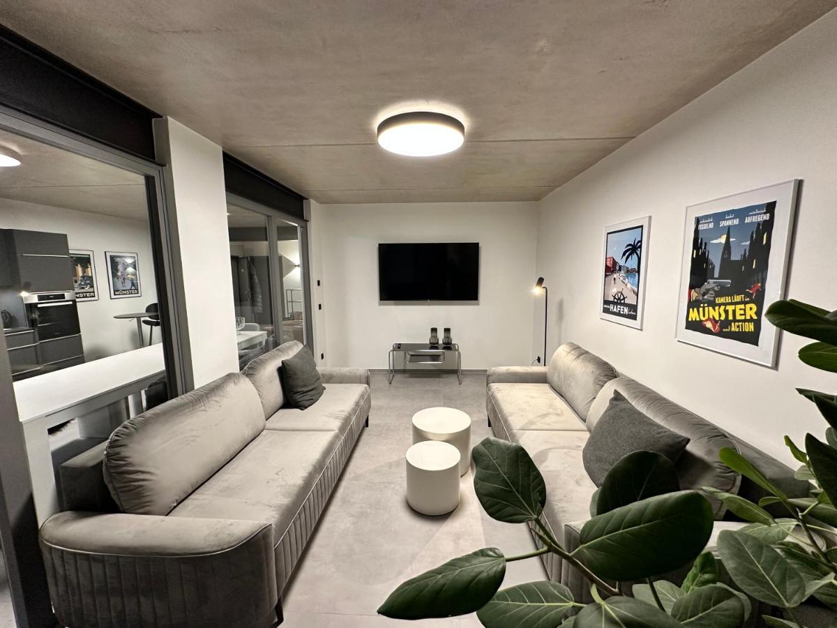 Luxurioeses Apartment Direkt Am Kanal 125 M² - Youpartments 뮌스터 외부 사진