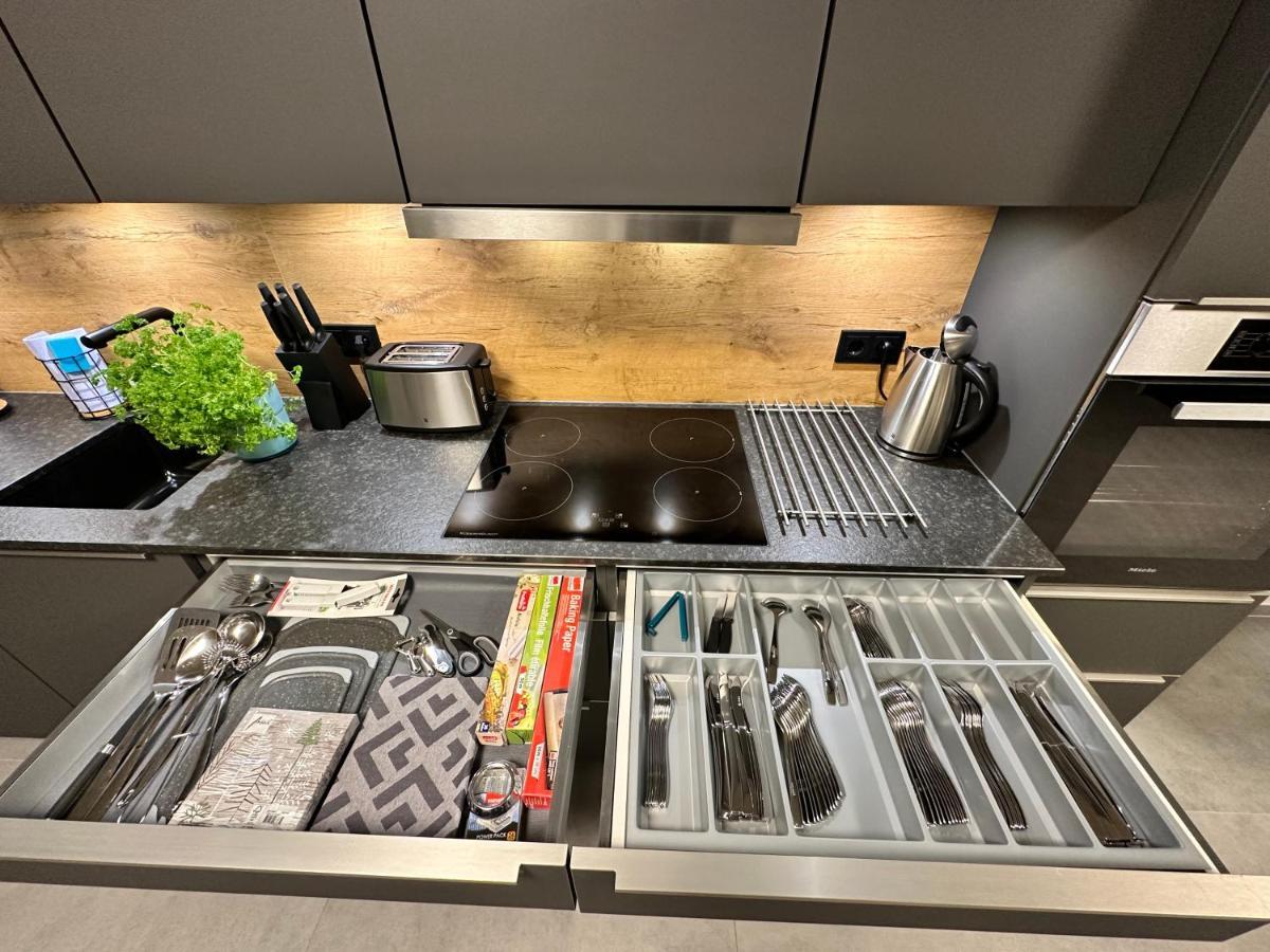 Luxurioeses Apartment Direkt Am Kanal 125 M² - Youpartments 뮌스터 외부 사진